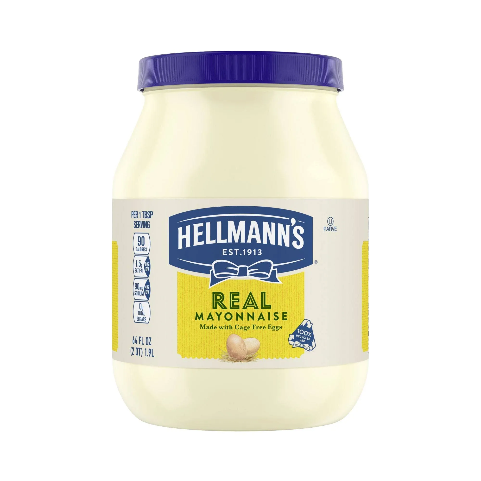 Hellmann's Mayonnaise, Real, 64 oz.