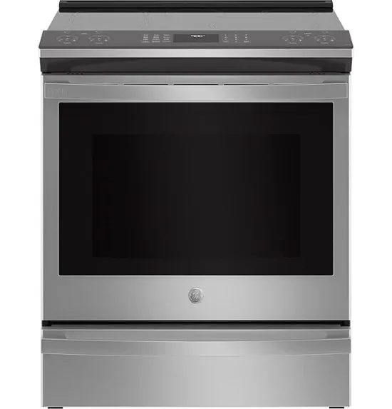 GE Profile PHS930YPFS 30 Smart Slide In Electric Front Control Induction and Convection Range with 5.3 cu. ft. Capacity Glide Touch Controls Wi-Fi Connect Stainless SteelGE Profile PHS930YPFS 30 Smart Slide In Electric Front…