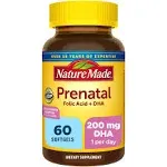 Nature Made Prenatal Multi + DHA, Liquid Softgels - 60 count 