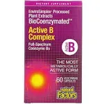 Natural Factors BioCoenzymated Active B Complex 60 Capsules