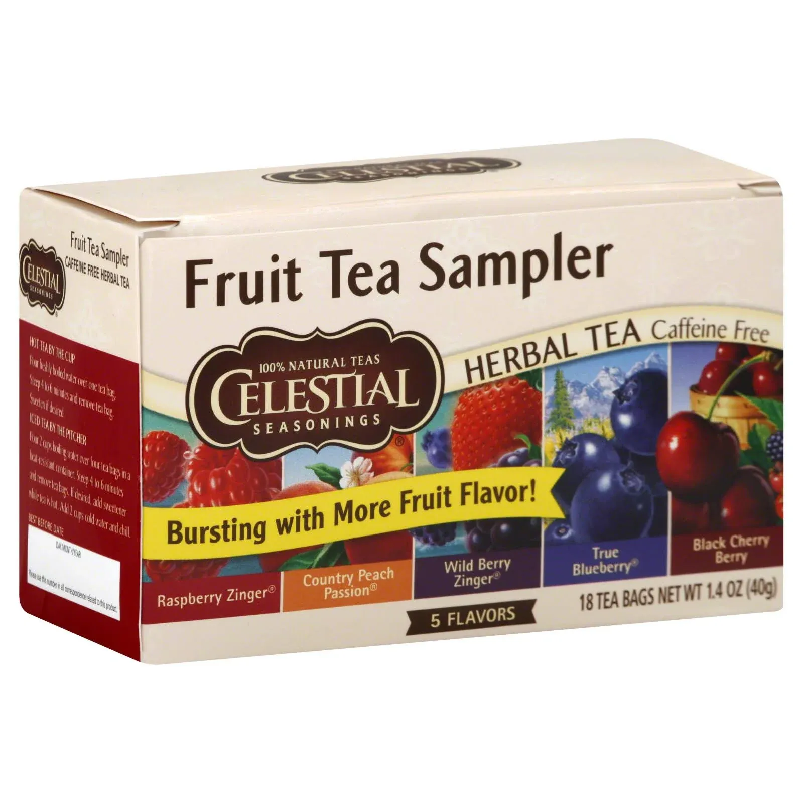 Té Frutal Surtido 18 Sobres - Celestial Seasonings