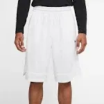 NWT Mens NIKE Big &amp; Tall Dri-Fit Basketball Shorts White