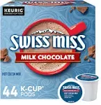 Swiss Miss Milk Chocolate Hot Cocoa, Keurig Single-Serve K-Cup Pods, 12 ct