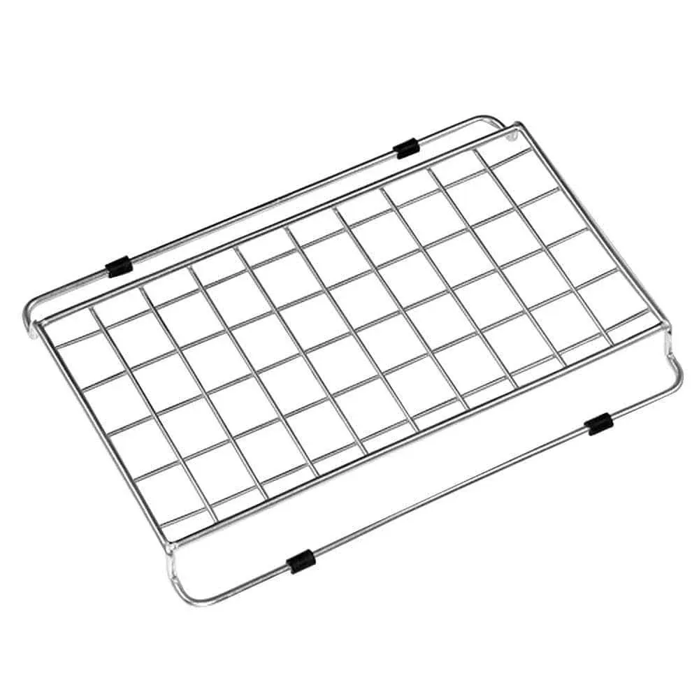 Hamat Wire Rinsing Rack - Sink - Stainless Steel 12" x 8-1/2" x 1" D