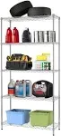 14Dx36Wx72H 5-Shelf Adjustable Storage Shelves Wire Shelving Unit Garage NSF ...