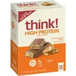 think! Creamy Peanut Butter High Protein Bars