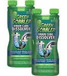 Green Gobbler Liquid | Hair & Grease | Drain Clog Remover - 2 Pack