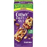 Nature Valley Chewy Fruit Nut Trail Mix Granola Bars