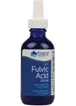 Trace Minerals | Ácido fúlvico iónico líquido | 250 mg | Función intestinal normal y digestión | Alimentado por Concentrace Ionic Trace Minerals | 60 porciones, 2 onzas líquidas