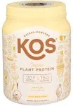 KOS, Poudre de protéines végétales aux superaliments biologiques, Vanille, 555 g