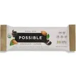 Possible Meal Bar - High Protein Energy Bars with 20g of Organic Plant-Based Protein - Vegan, Gluten-Free, Non-Dairy Bars - USDA Organic - Clean