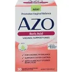 Azo Boric Acid Vaginal Suppositories (2.24 oz, 30 ct)