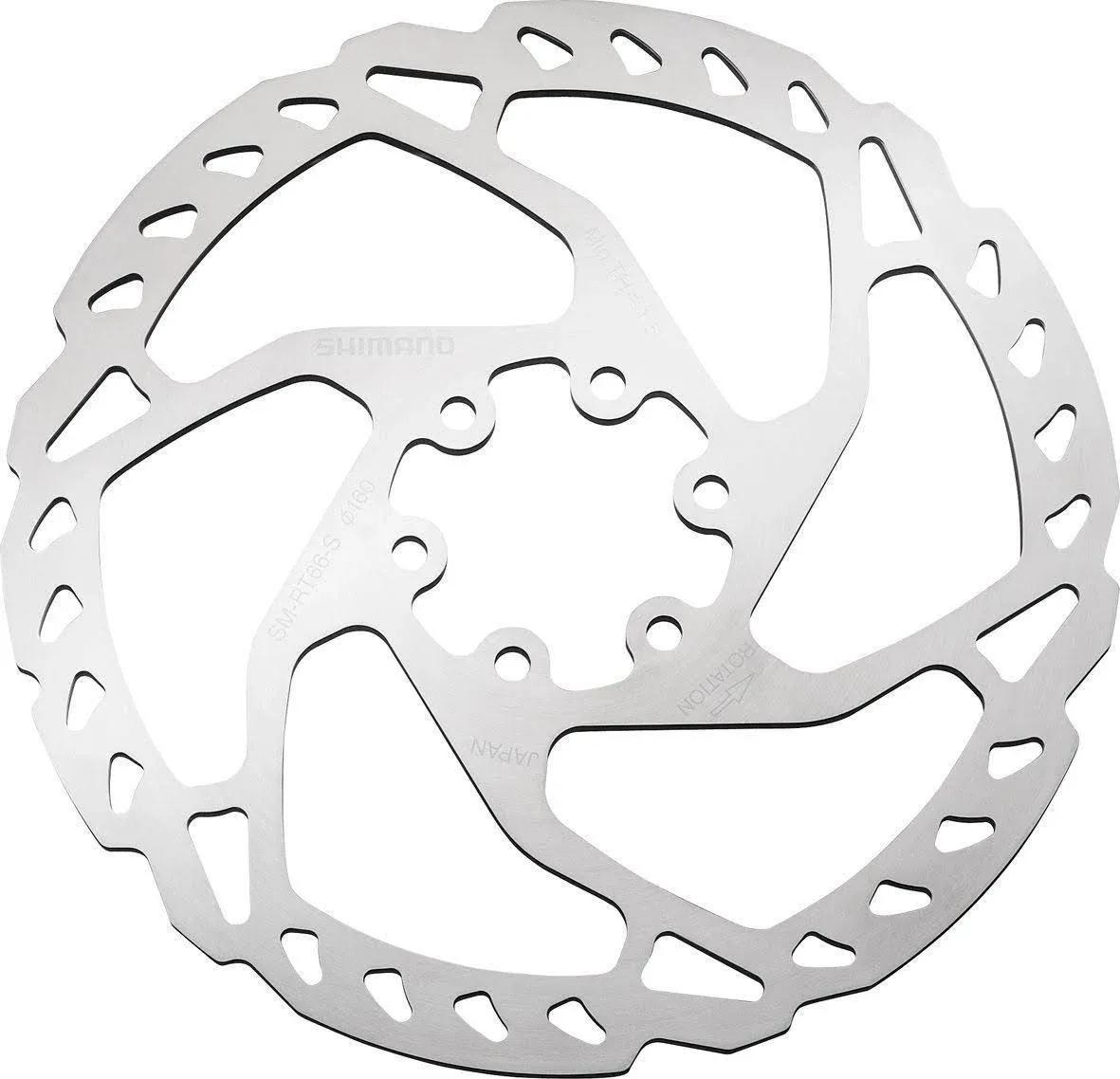 Shimano SLX SM RT66 6 Bolt Disc Brake Rotor - 203mm