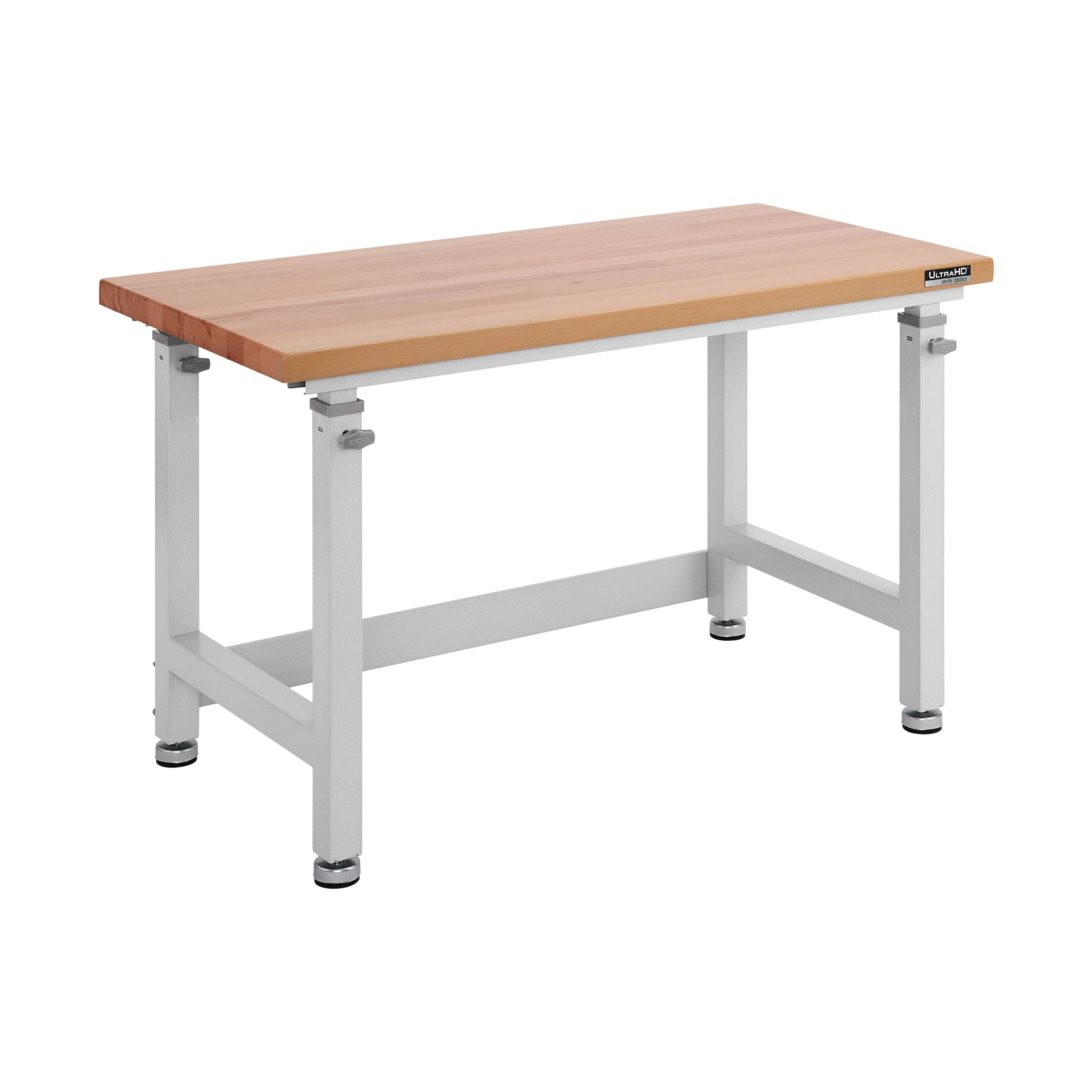 UltraHD Adjustable Height Heavy-Duty Wood Top Workbench - Granite