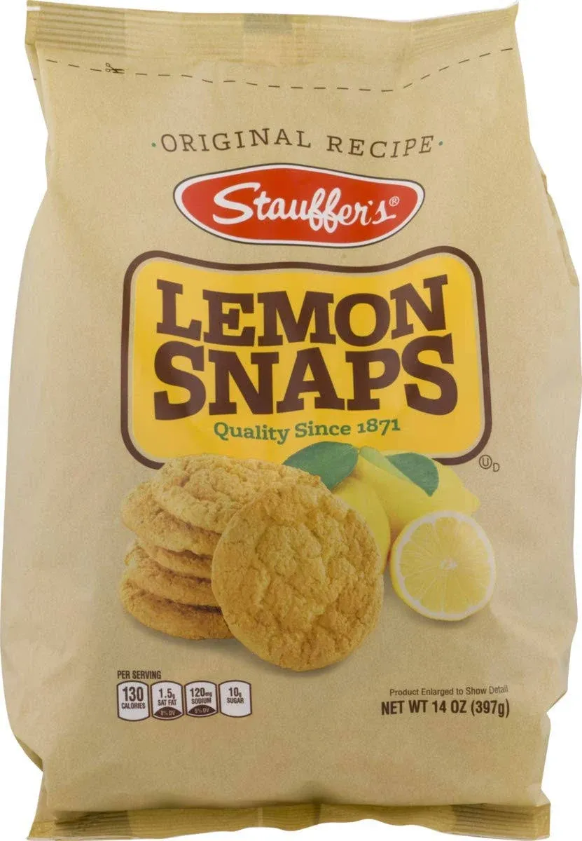 Stauffer's Original Recipe Lemon Snaps 14 oz. Bags (3 Bags)