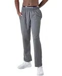 Champion Men's Powerblend Fleece Open Bottom Pants Granite Heather