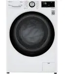 LG 2.4 cu.ft. 24 in All-in-One Compact Front Load Washer & Dryer Combo in White