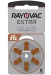 Rayovac Size 312 Hearing Aid Batteries