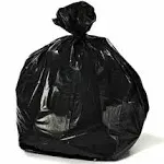 55 Gallon Trash Bags, 35 x 55â€\x9d Large Industrial Black Trash Bags (50 COUNT) -.