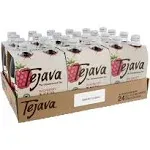 Tejava Raspberry Black Iced Tea, 24 Pack, 12oz Glass Bottles, Unsweetened, Non-GMO, Kosher, No Sugar or Sweeteners, No calories, No Preservatives, Brewed in Small Batches