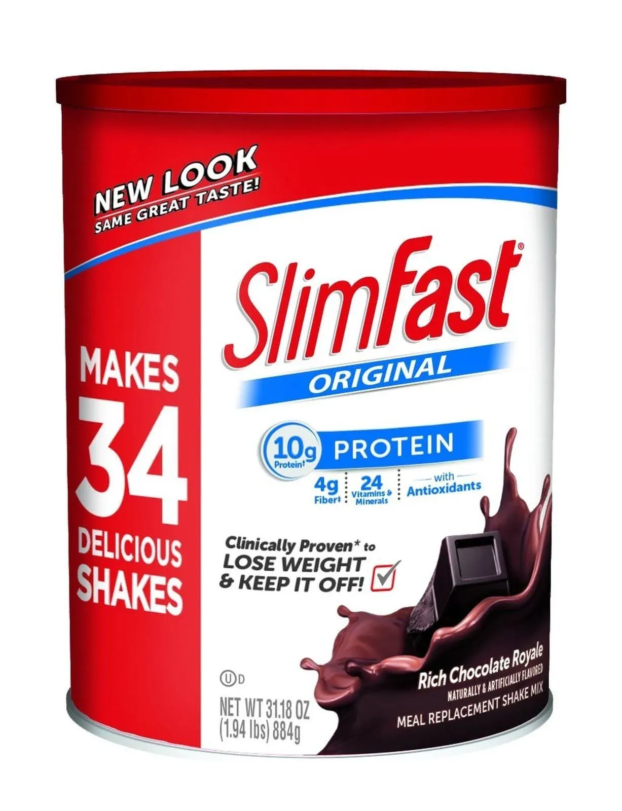 SlimFast Original Chocolate Royale Shake Mix (31.18oz.)