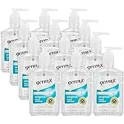 Germ-X Original Hand Sanitizer, Non-Drying Moisturizing Gel with Vitamin E, Instant and No Rinse Formula, 8 Fl Oz Pump Bottle (Pack of 12)