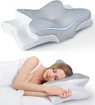 Cozyplayer Ultra Pain Relief Cooling Pillow for Neck Support, Adjustable Cervical Pillow Cozy Sleeping, Odorless Ergonomic Contour Memory Foam Pillows,