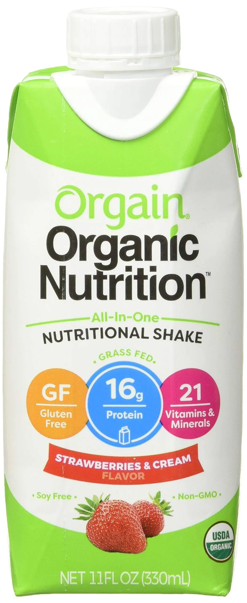 Orgain Organic Nutrition Nutritional Shake Creamy Chocolate Fudge