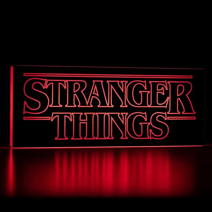 Paladone Stranger Things Logo Light with 2 Light Modes, Stranger Things Glowing Sign Decor and Gift, Officially Licensed Merchandise