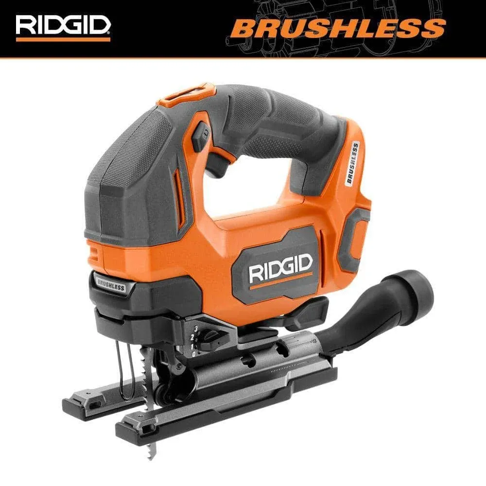 Ridgid 18V Brushless Jig Saw R86344b Tool Only