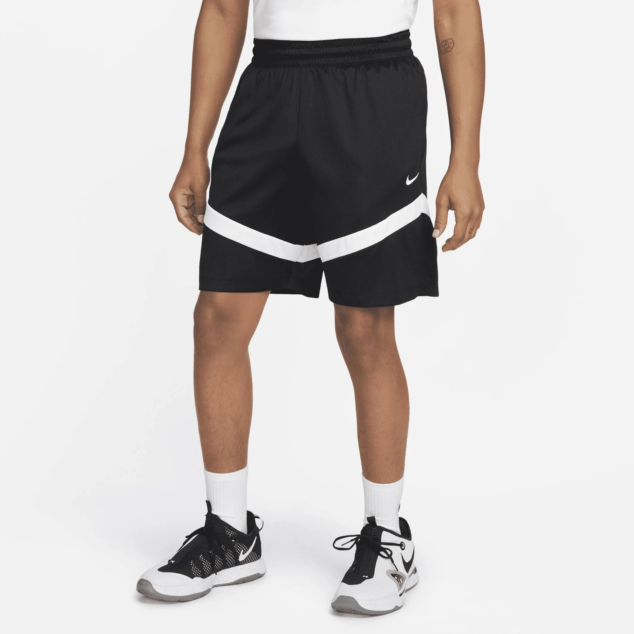 Nike Icon Men's Dri-Fit Drawstring 8" Basketball Shorts - Black