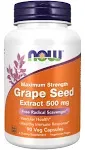 NOW Supplements, Grape Seed (a Highly Concentrated Extract with a Minimum of ...