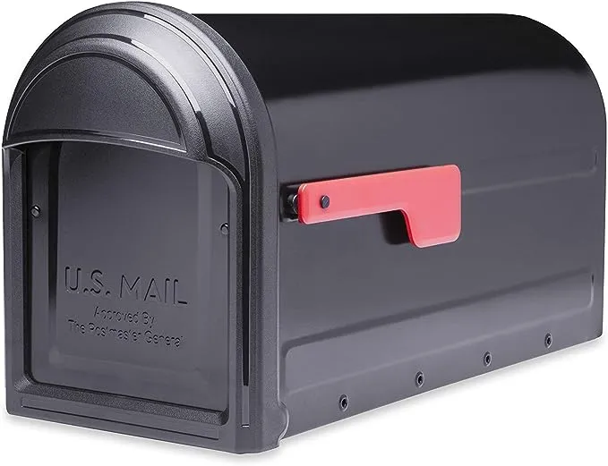 Architectural Mailboxes Barrington Post Mount Mailbox - Black