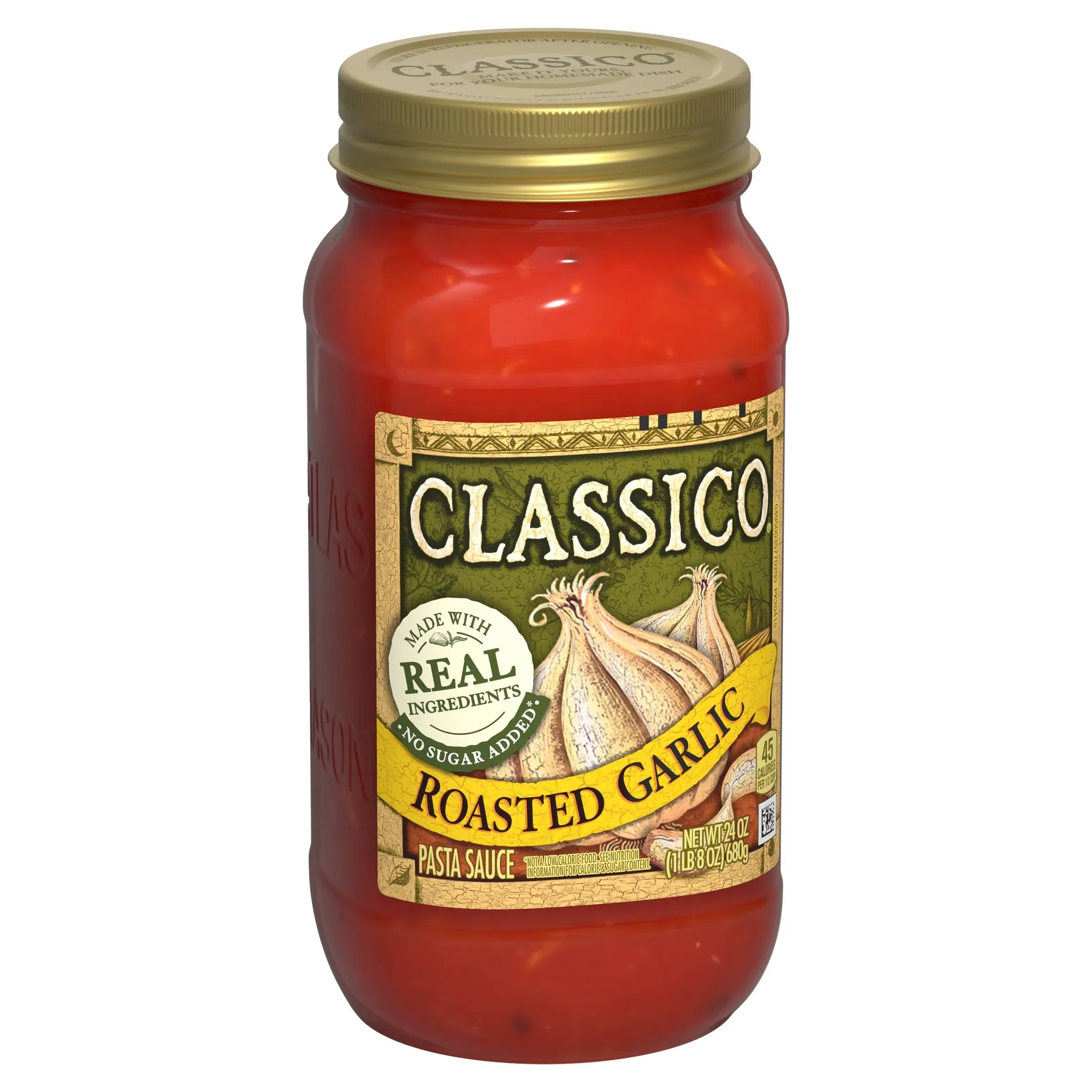 Classico Roasted Garlic Spaghetti Pasta Sauce, 24 oz. Jar