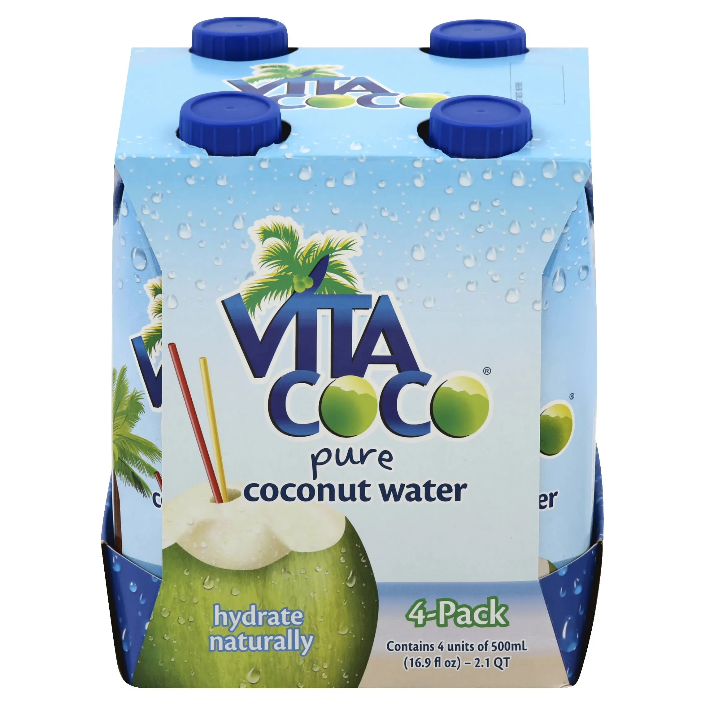 Vita Coco Coconut Water, The Original, 4 Pack - 4 pack, 16.9 fl oz packs