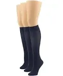 HUE Women's Soft Opaque Knee High Socks (Pack of 3)