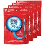 Colgate Max Fresh Wisp Disposable Mini Travel Toothbrushes, Peppermint, 24 Count (Pack of 4)