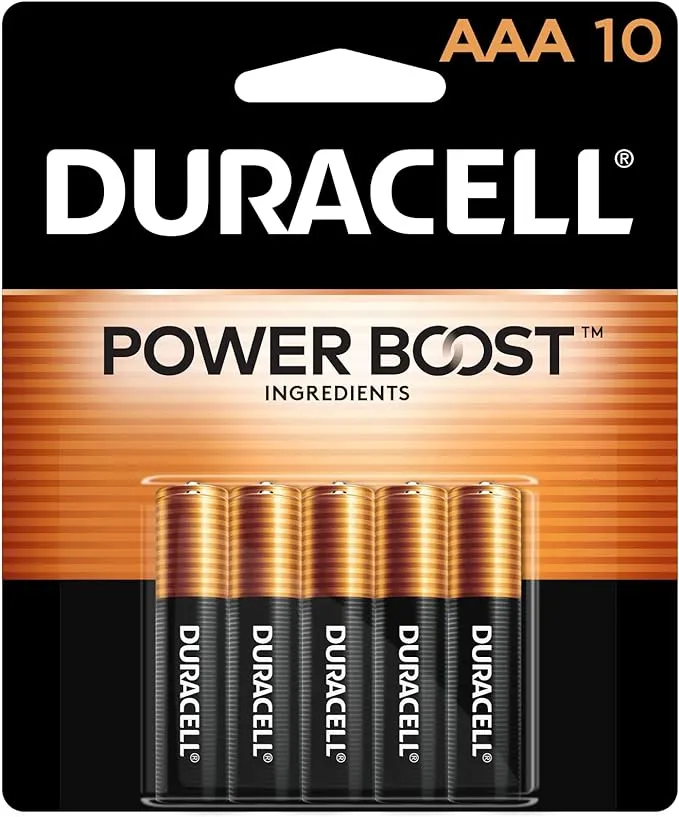 Duracell Coppertop AAA Batteries with Power Boost Ingredients, 20 Count Pack Triple A Battery with Long-lasting Power, Alkaline AAA Battery for Household and Office Devices