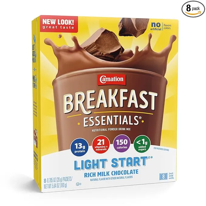 Carnation Breakfast Essentials Nutritional Drink Rich Milk Chocolate