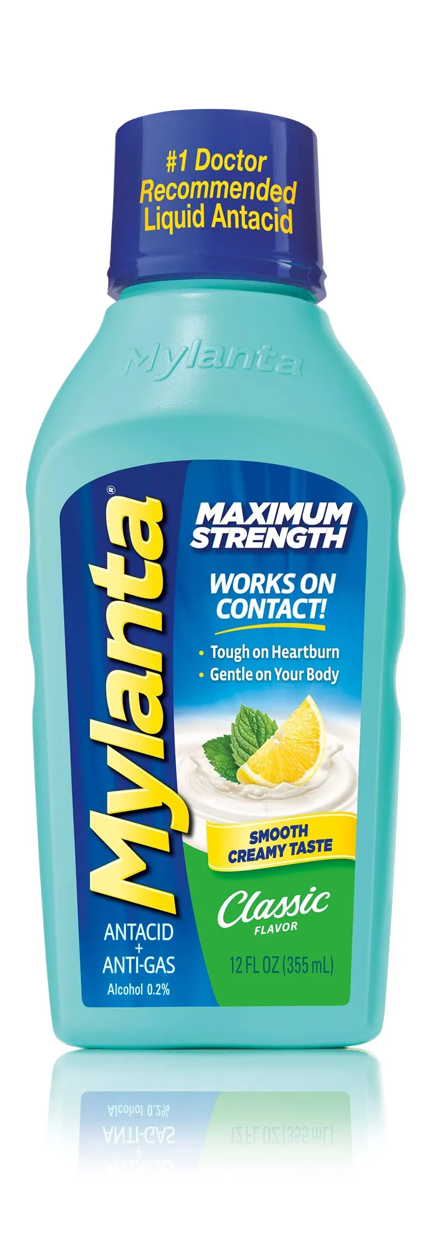 Mylanta Maximum Strength Liquid Antacid Classic - 12.0 fl oz