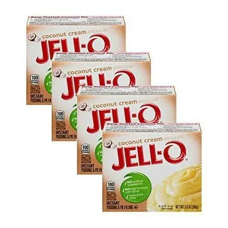 Jell O Instant Coconut Cream Pudding & Pie Filling