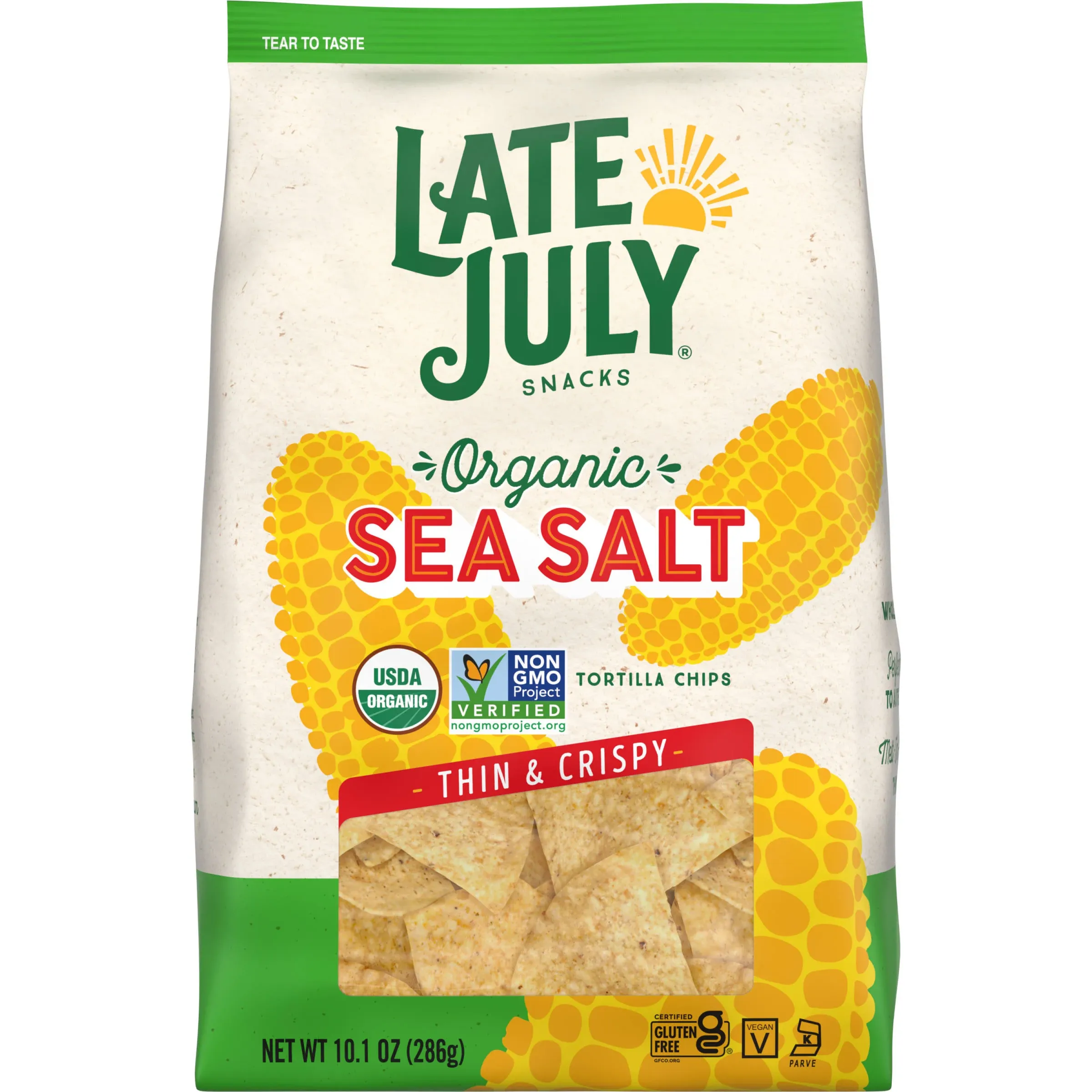 Late July Organic Sea Salt Tortilla Chips 10.1 oz