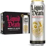 Liquid Death Berry It Alive (8 x 19.2 fl oz)