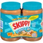 Skippy Creamy Peanut Butter Spread (6 lbs, 2 ct)