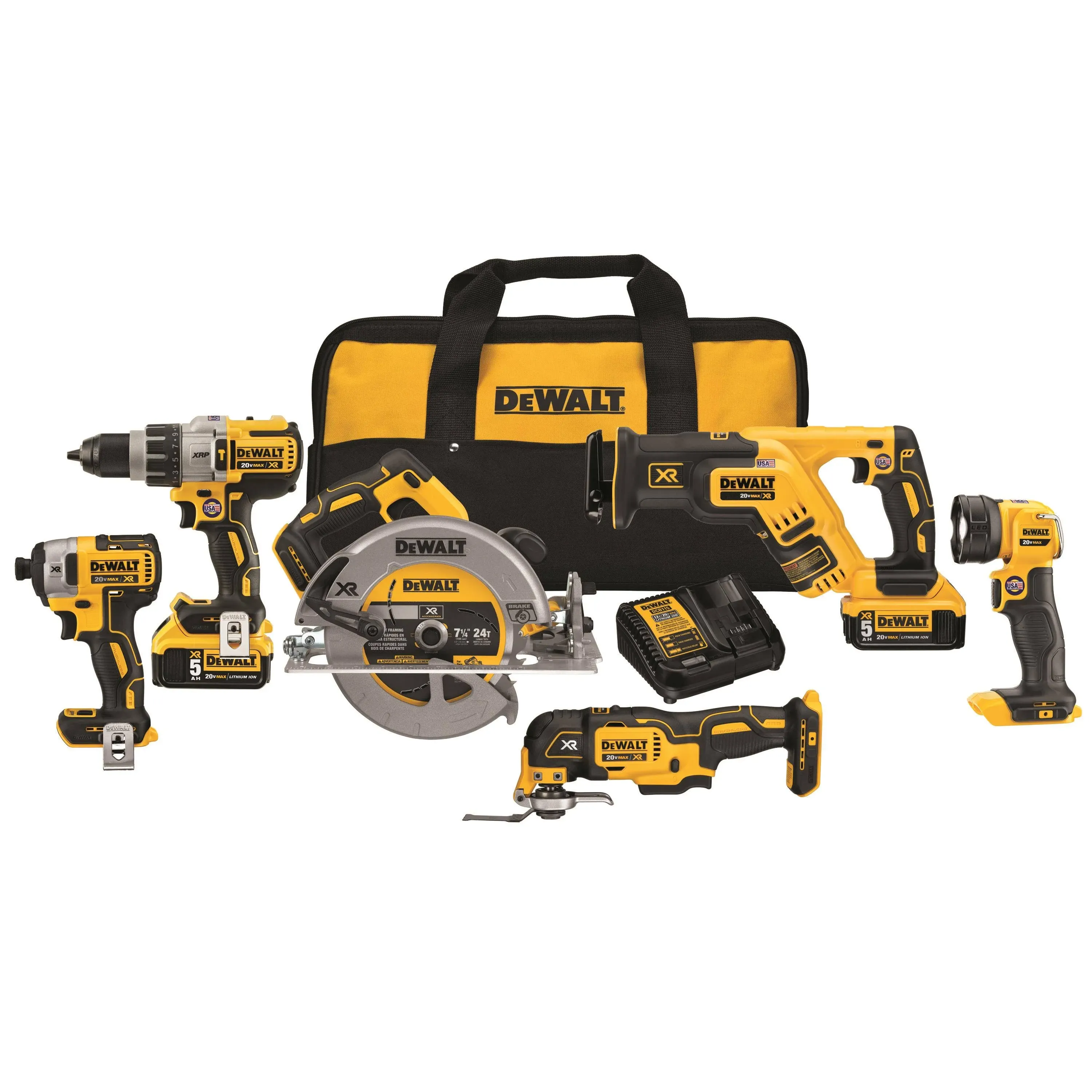 DeWalt DCK694P2 20V MAX* XR 6-Tool Combo Kit