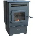 Cleveland Iron Works F500200 26 in. Pellet Stove Black - Medium