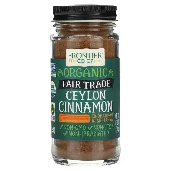 Frontier Organic Fair Trade Ceylon Ground Cinnamon - 1.76 oz