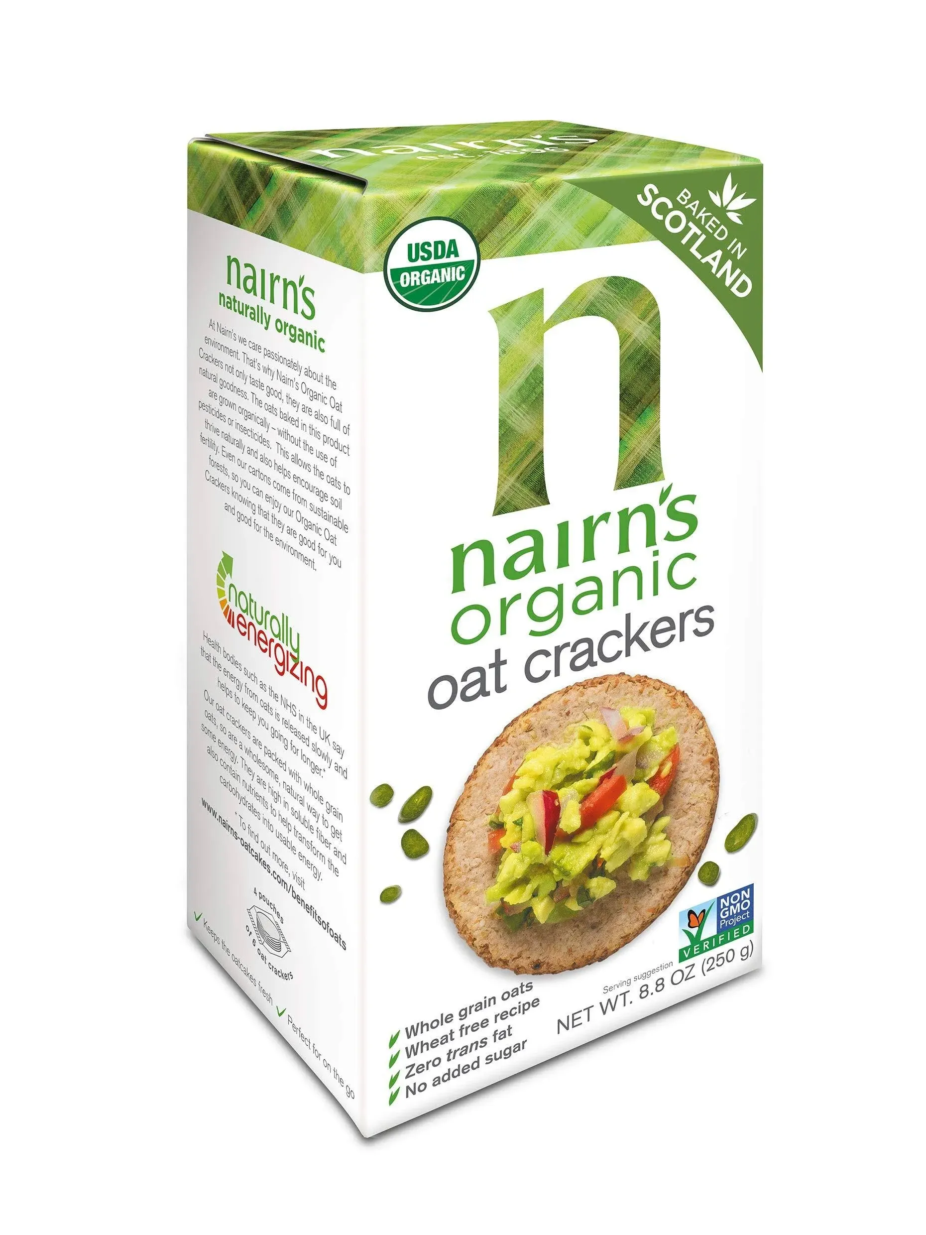 Nairn's Organic Whole Grain Oat Crackers