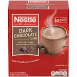 Nestle Hot Cocoa Mix, Dark Chocolate, 0.71 oz, 50/Box