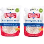 Redmond Real Sea Salt - Natural Unrefined Gluten Free Kosher, 16 Ounce Pouch (2 Pack)